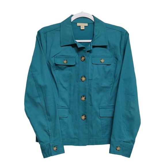 Appleseed's Dark Teal Green Jacket - Picture 5 of 9